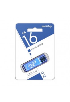  16Гб USB 2.0 флешка SmartBuy Glossy